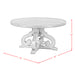 Stone Round Dining Table W/PU Base - Maxx Save 