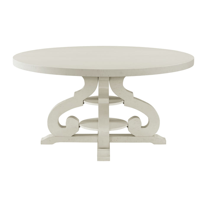 Stone Round Dining Table W/PU Base - Maxx Save 