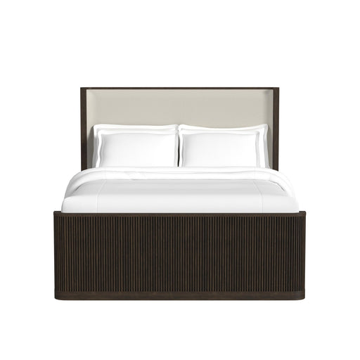 Sylvie UPH Bed with White Fabric - Maxx Save 