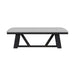 Transcend Dining Bench with Light Grey Fabric in Charcoal - Maxx Save 