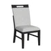 Transcend Standard Height Dining Set in Charcoal-Table and Four Chairs - Maxx Save 