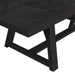 Transcend Standard Height Dining Set in Charcoal-Table and Four Chairs - Maxx Save 