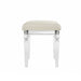 Twenty Nine Dressing Stool W/Acrylic Leg White - Maxx Save 