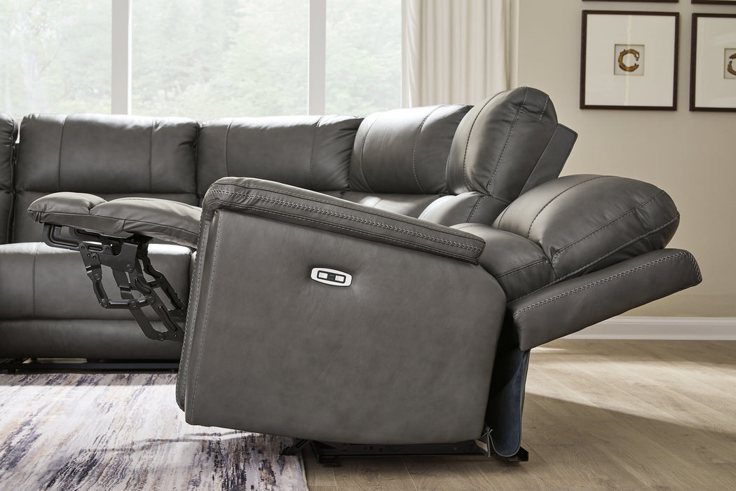 Bleckley Power Reclining Sectional - Maxx Save 