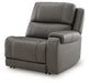 5Z - Pittson Power Reclining Sectional Loveseat with Console - Maxx Save 