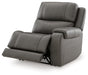 5Z - Pittson Power Reclining Sectional Loveseat with Console - Maxx Save 