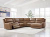 DeepWakes Power Reclining Sectional with Chaise - Maxx Save 