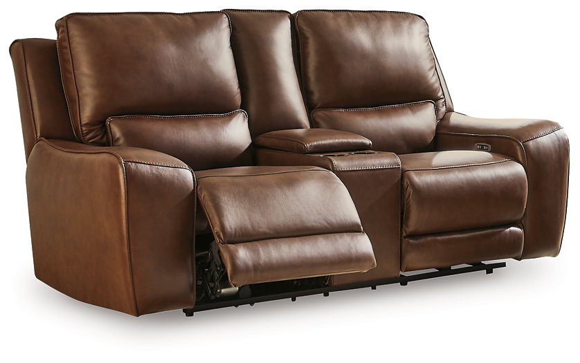 DeepWakes Power Reclining Loveseat with Console - Maxx Save 