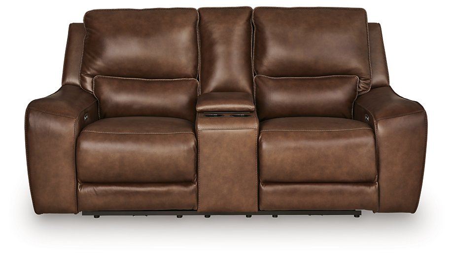 DeepWakes Power Reclining Loveseat with Console - Maxx Save 