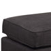 Erica 497 Ottoman W/Chrome Nail Heirloom Charcoal (ISTA 3) - Maxx Save 