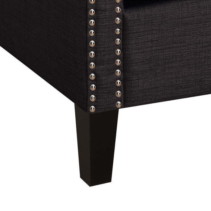 Erica 497 Chair W/Chrome Nails Heirloom Charcoal (ISTA 3) - Maxx Save 