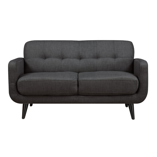 Hadley 4480 KD Love Seat Heirloom Charcoal w/No Pillows - Maxx Save 