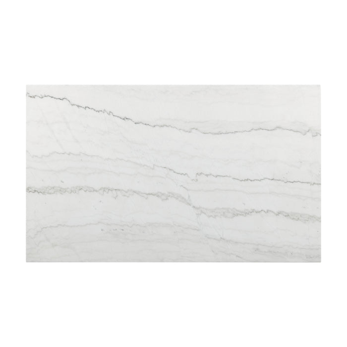 Valentino White 5PC Dining Set-Table & Four Grey Chairs - Maxx Save 