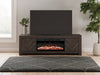 Cayboni 71" TV Stand with Electric Fireplace - Maxx Save 