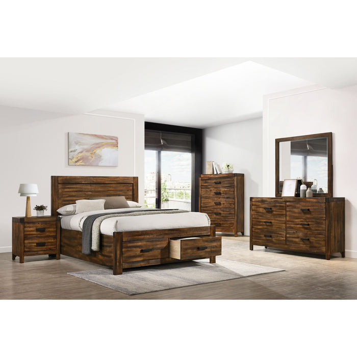 Warner Platform Storage Bedroom Set - Maxx Save 