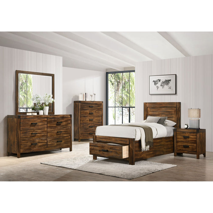 Warner Platform Storage Bedroom Set - Maxx Save 