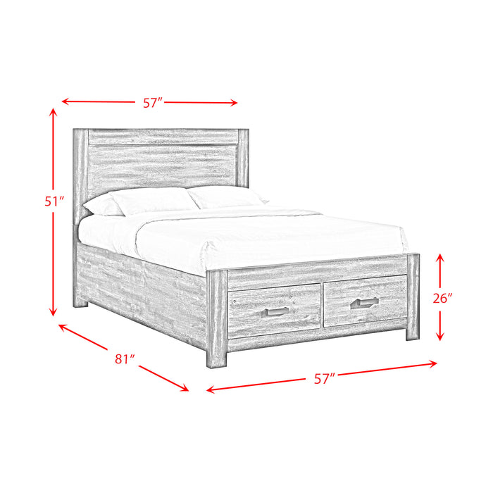 Warner Platform Storage Bedroom Set - Maxx Save 