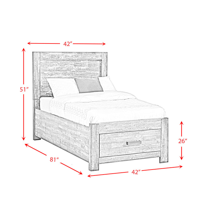 Warner Platform Storage Bedroom Set - Maxx Save 