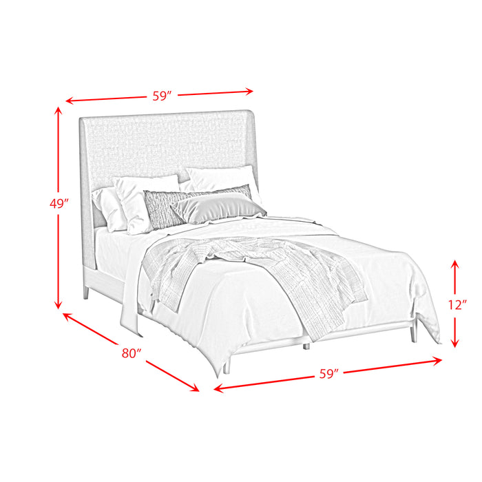 Westland UPH Bedroom Set with Grey Fabric - Maxx Save 