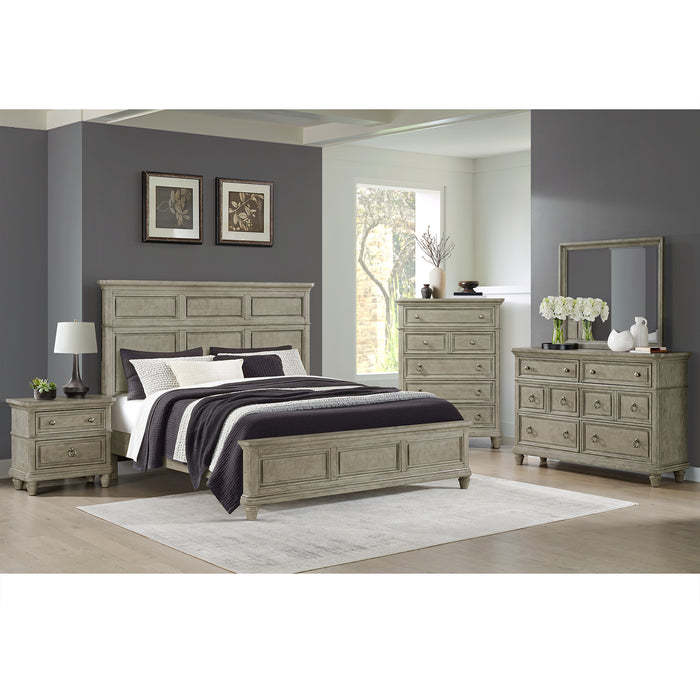 Whit-Ash 5-Drawer Chest in Light Grey - Maxx Save 