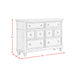 Whit-Ash 6-Drawer Dresser in Light Grey - Maxx Save 