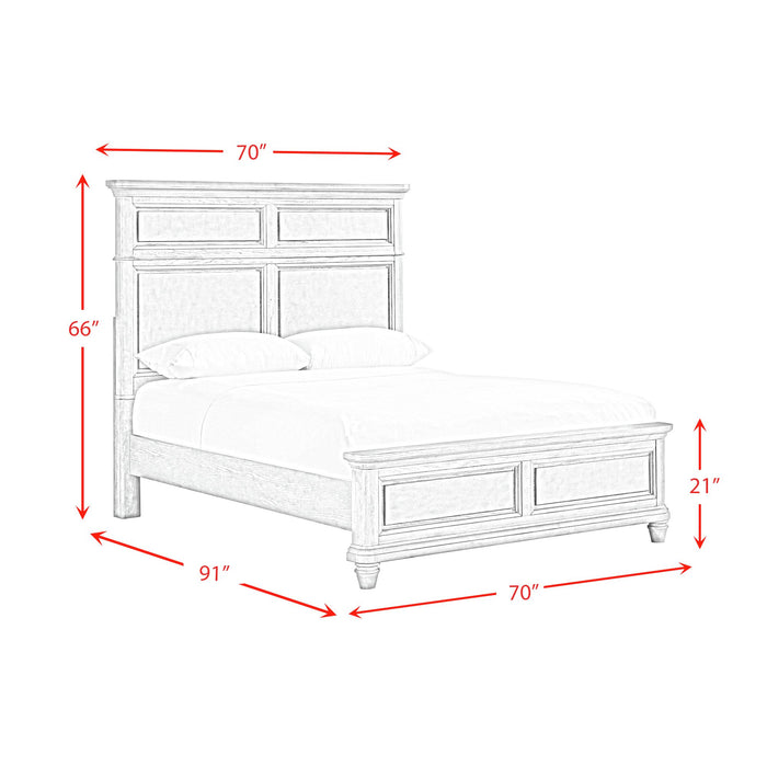 Whit-Ash Panel Bedroom Set - Maxx Save 
