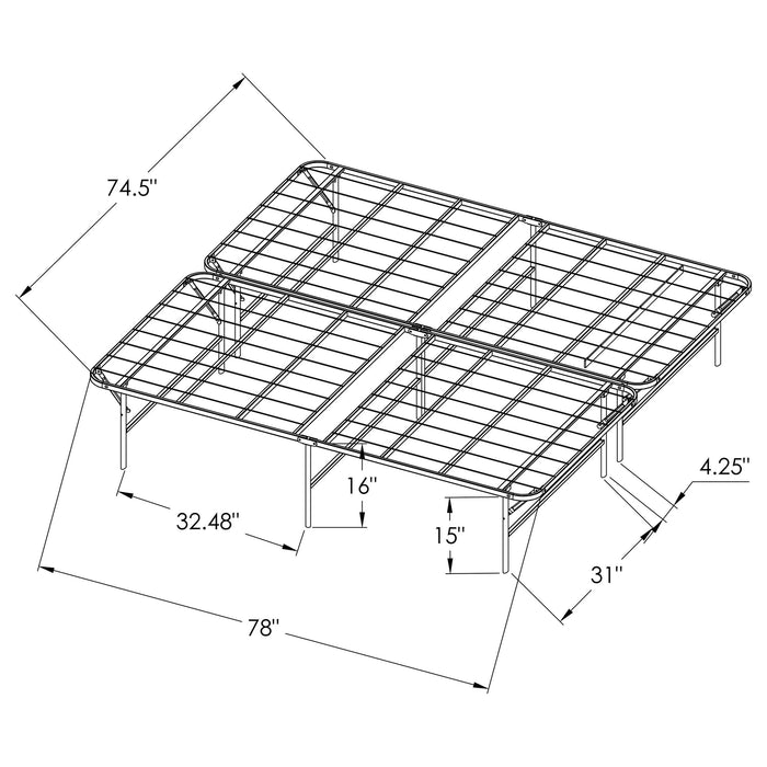 Mabel Mattress Support Platform Bed