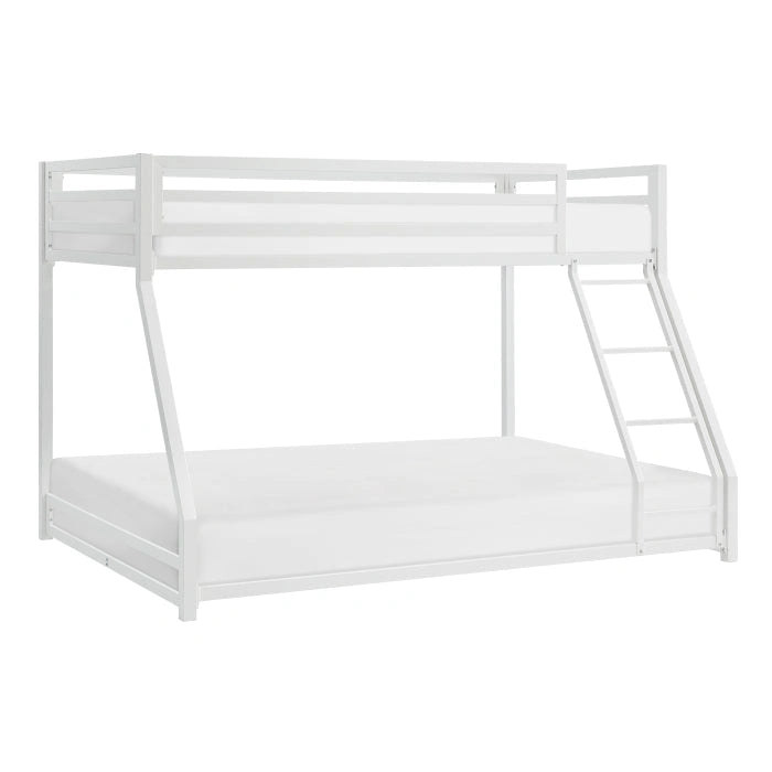 B2010WHTF-1 - Twin/Full Bunk Bed
