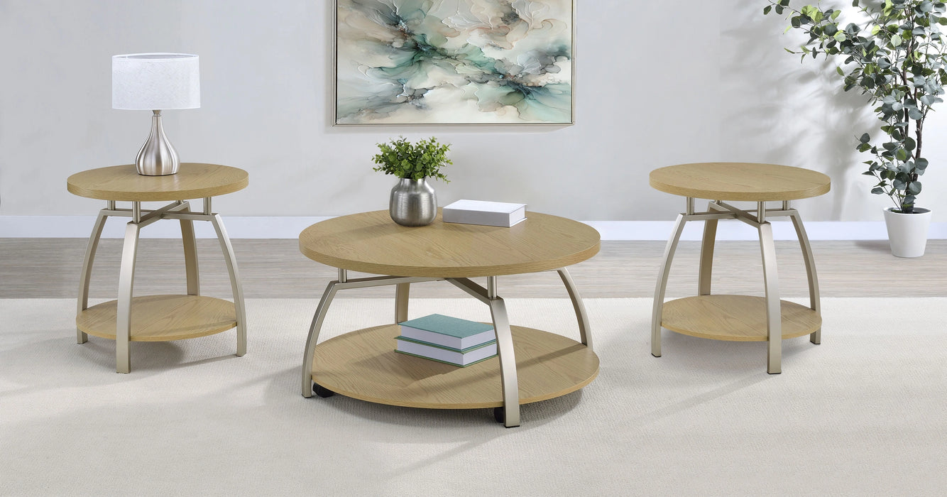 Dacre Round Coffee Table Set