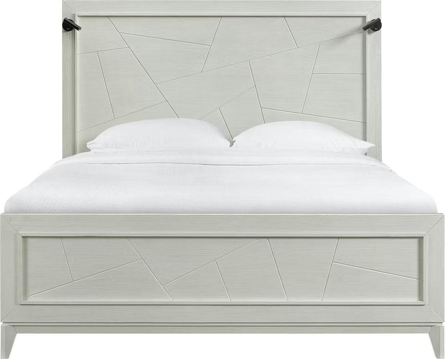 Elements International Artis Queen Storage Bed in White