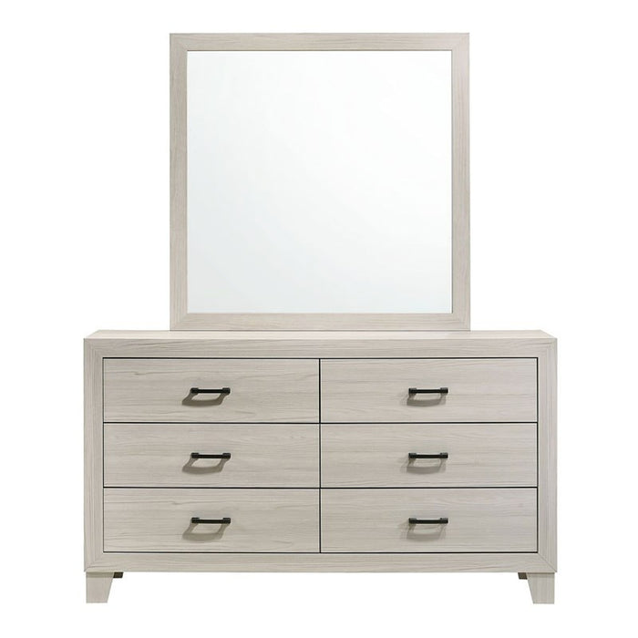 Elements International Makayla Mirror in Natural