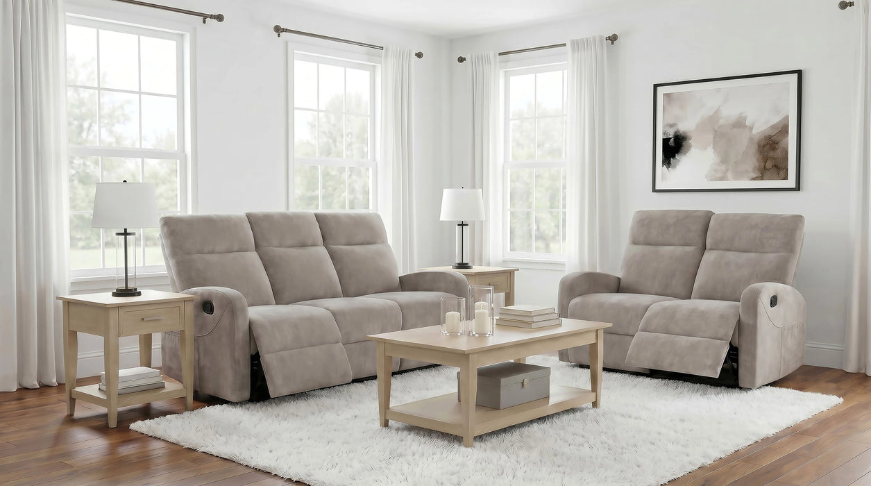 Hamilton Manual Reclining Sofa Set