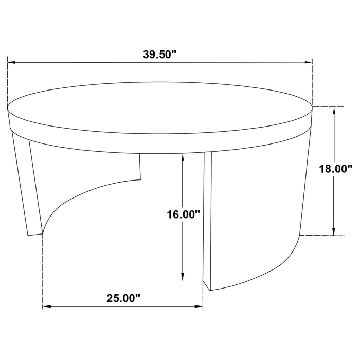 Sweeney Round Coffee Table Set