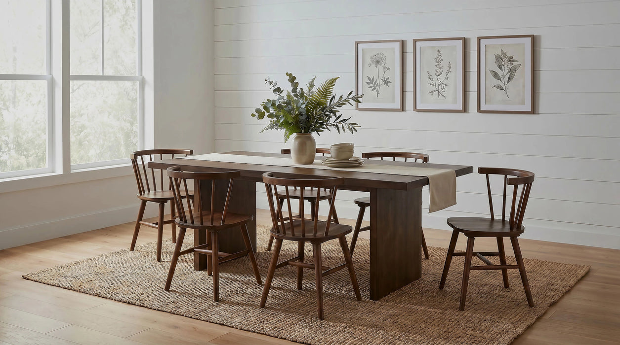 Decker Rectangular Wood Dining Table