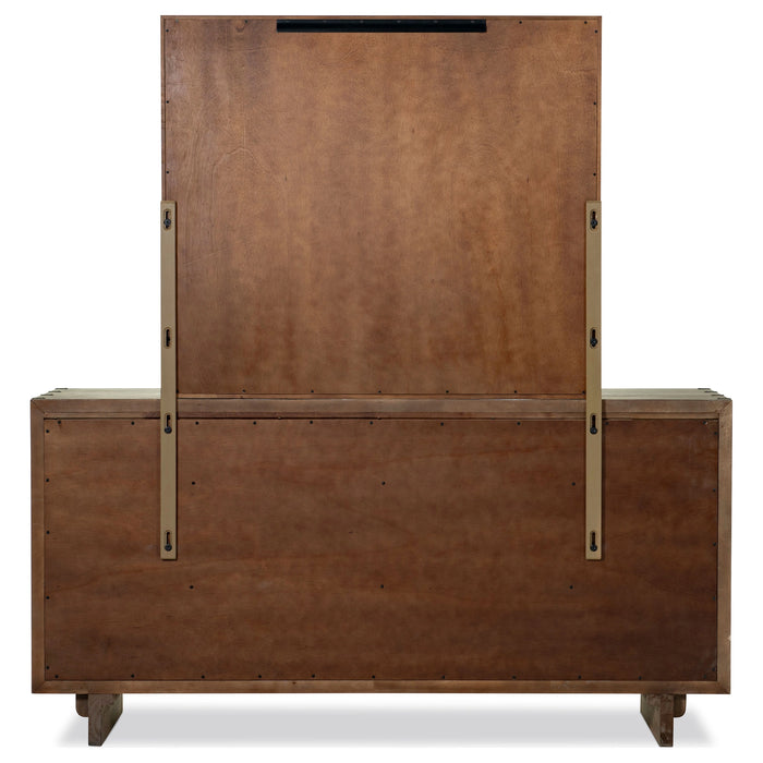 Stillwater Live Edge Dresser with Mirror