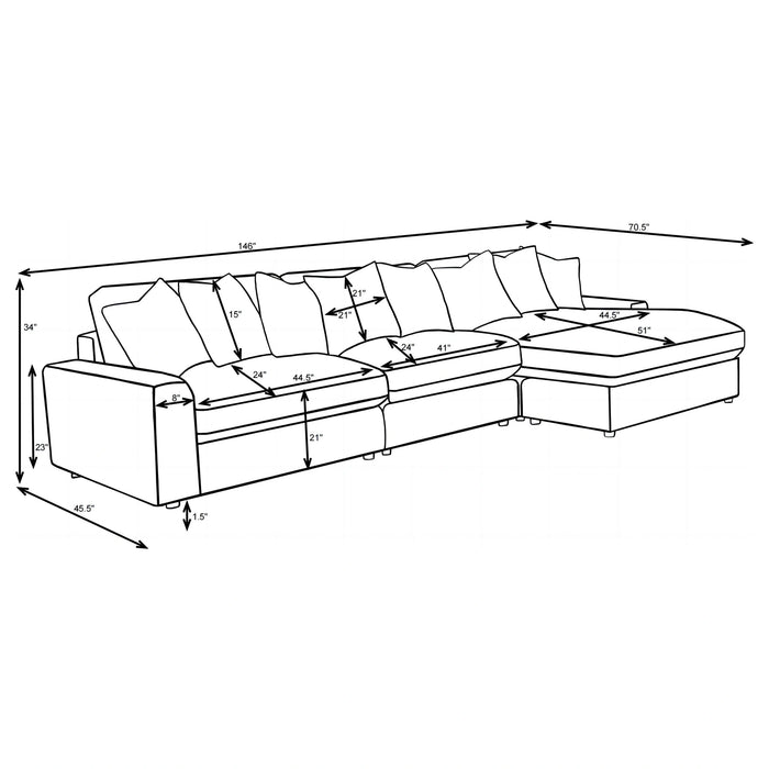 Blaine Stationary Sectional