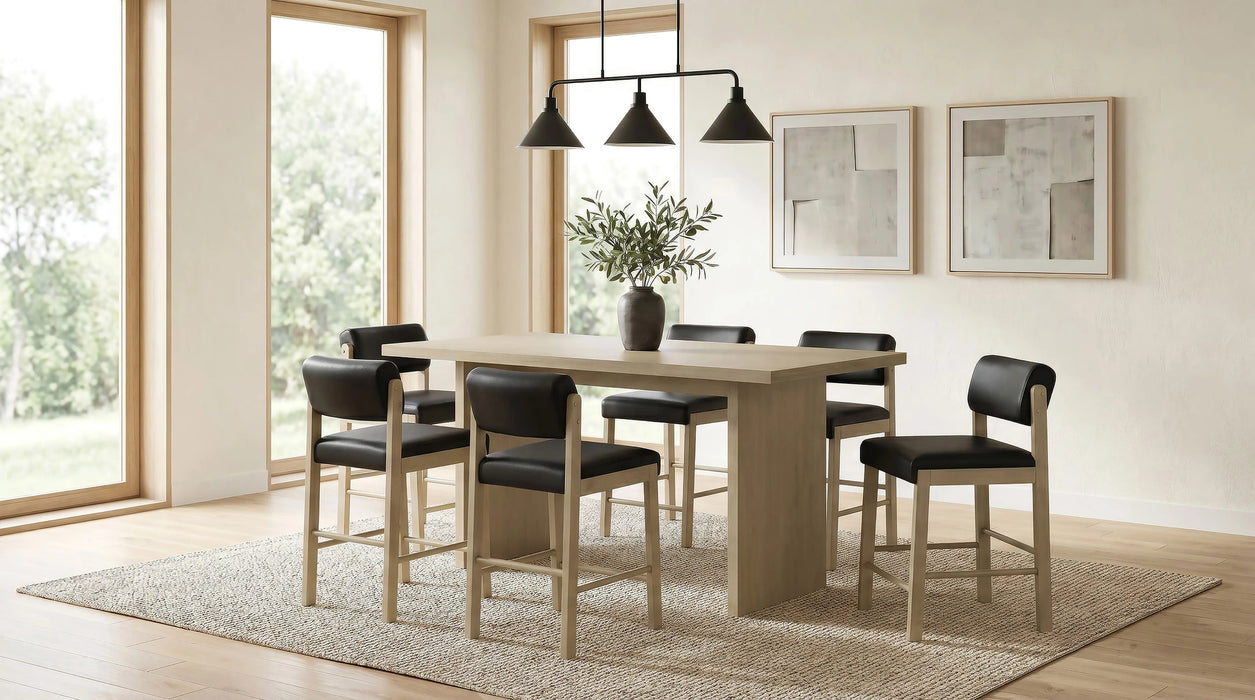Kehoe Faux Leather Counter Height Dining Chair