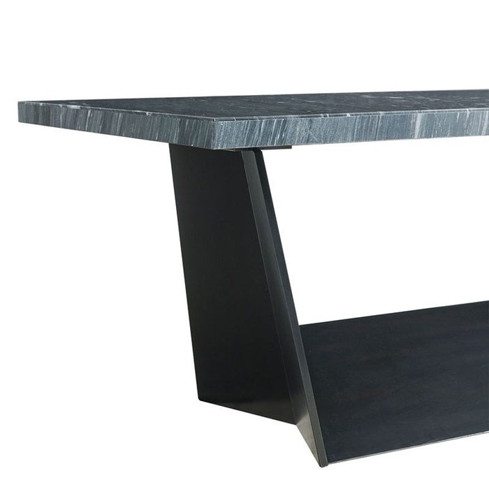 Elements International Beckley Dining Table in DarkC