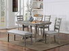 Laquila Dining Table Set Bench - Maxx Save 