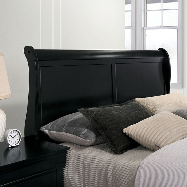 Louis Philippe Full, Twin, Full, & King Bed Black, Grey, Brown & White - Maxx Save 