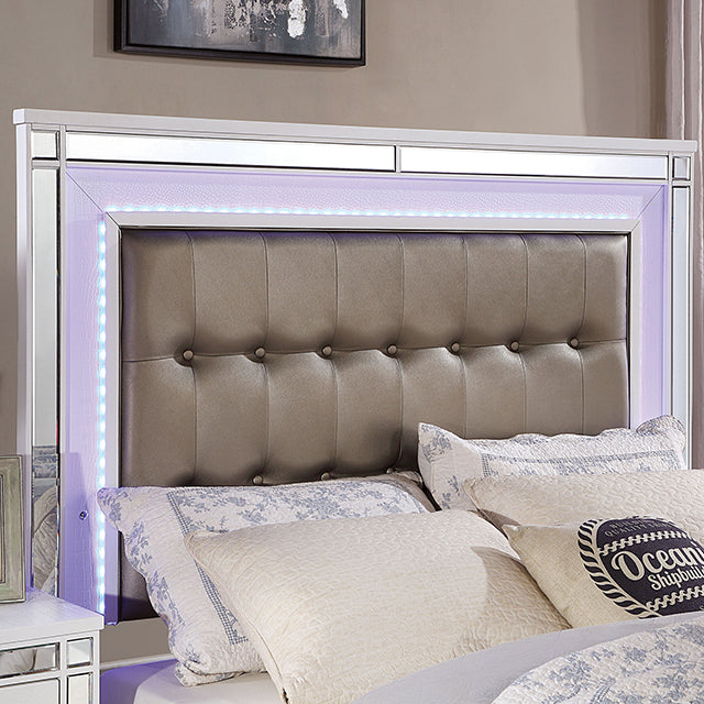 Brachium Queen Bedroom Set Silver - Maxx Save 