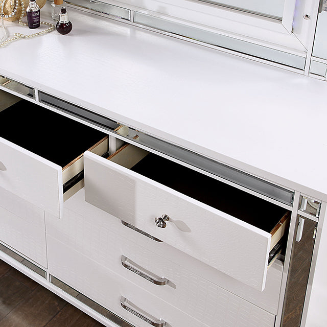 Brachium Queen Bedroom Set Silver - Maxx Save 