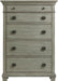 Elements International Crawford 5 Drawer Chest in Gray image