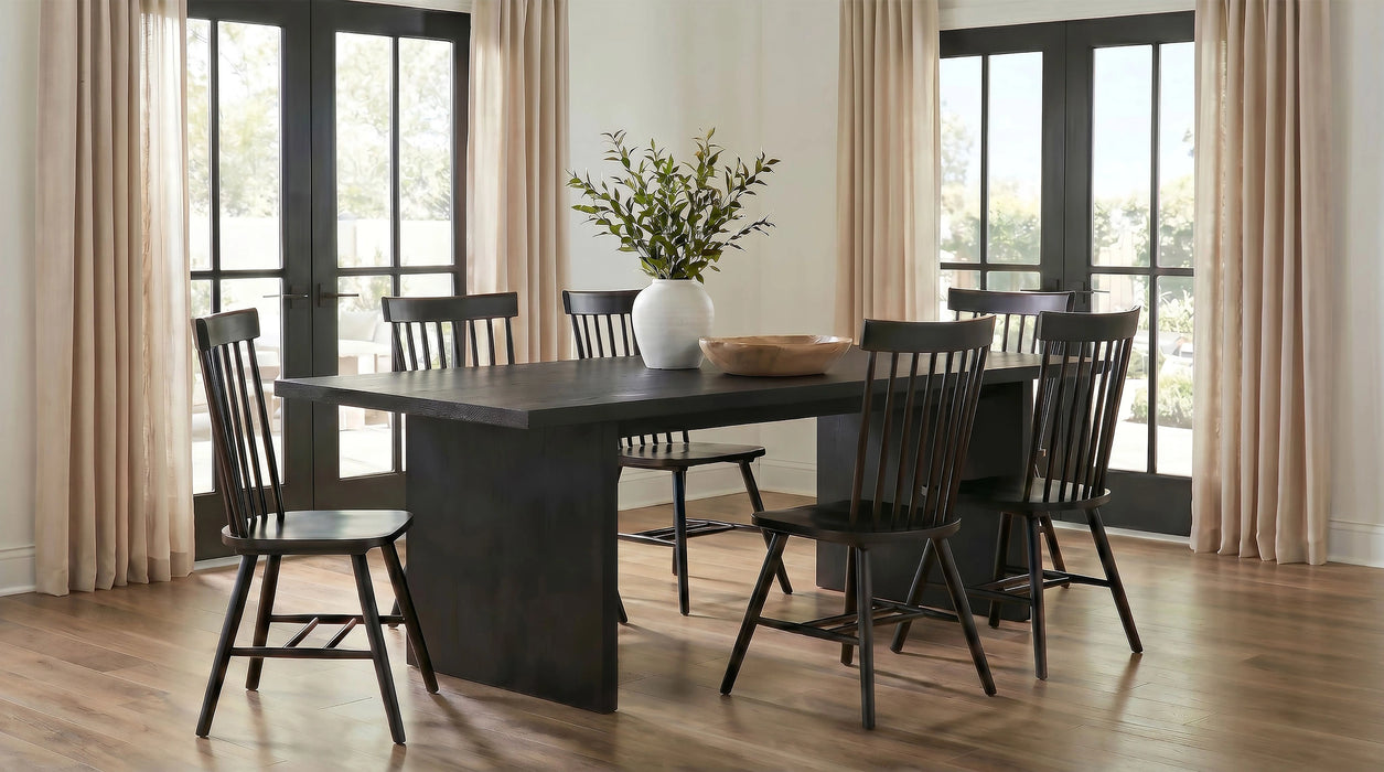 Decker Rectangular Wood Dining Table