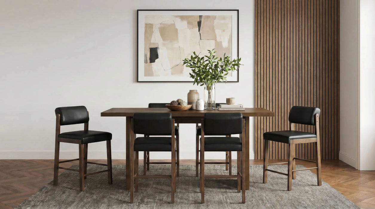 Kehoe Faux Leather Counter Height Dining Chair