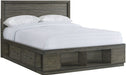 Elements International Elation King Storage Bed in Gray ET610KB image