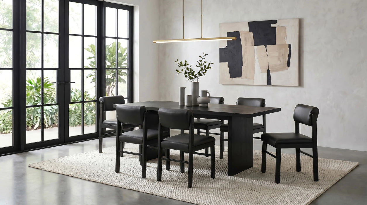 Decker Rectangular Wood Dining Table
