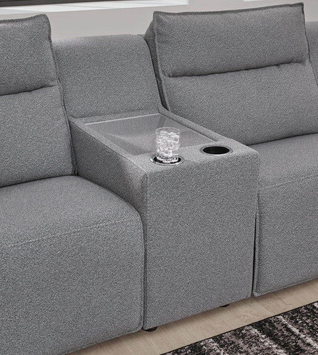 Modmax II Power Reclining Sectional with Chaise and Audio System