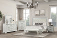 Stella Mia E.King & Queen Bed White & White - Maxx Save 