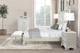 Stella Mia E.King & Queen Bed White & White - Maxx Save 